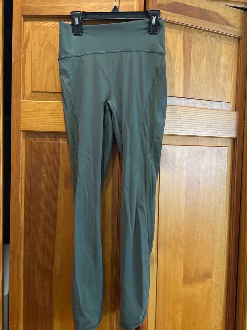 Lululemon Olive Green High-Waist Active Leggings